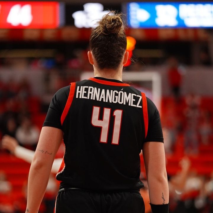 Andrea Hernangomez plays with Jersey No. 41 for Fairfield Stags.